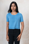 Textured Knit T-Shirt