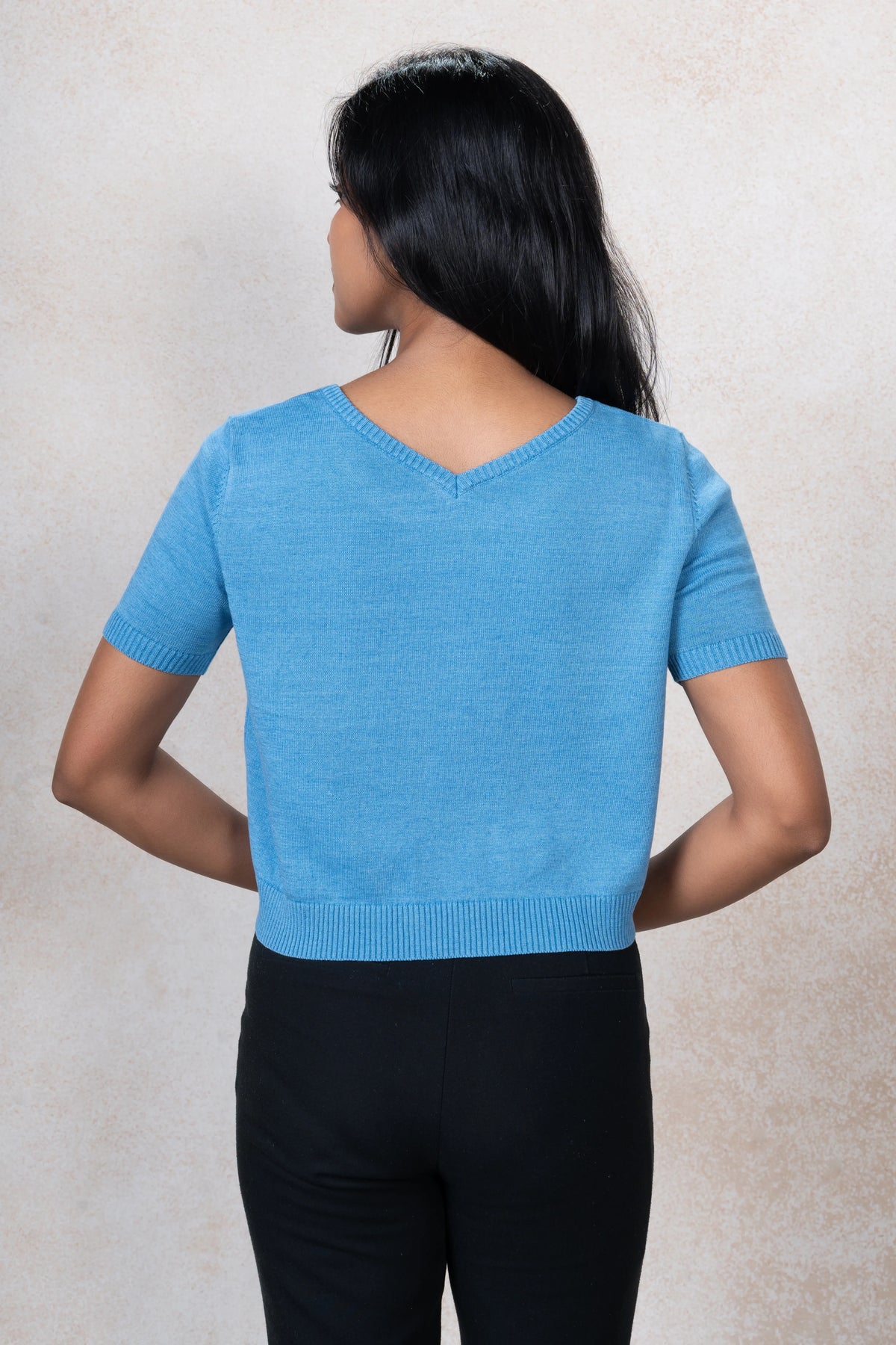 Textured Knit T-Shirt