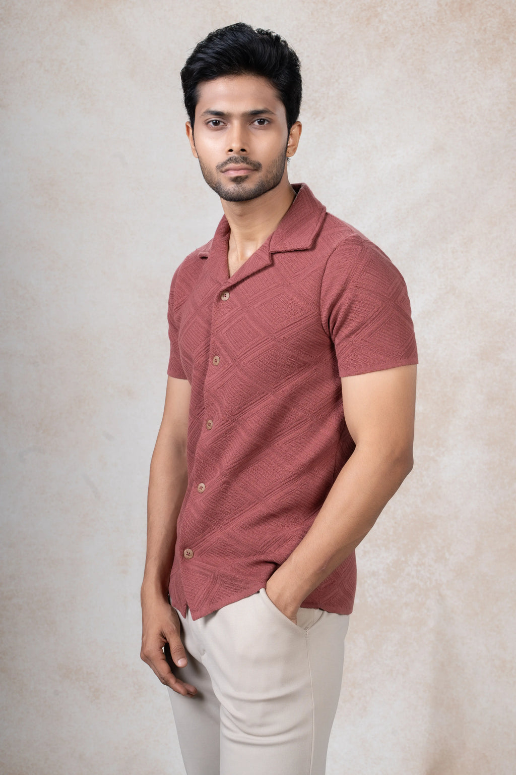 Textured Knit Shirt