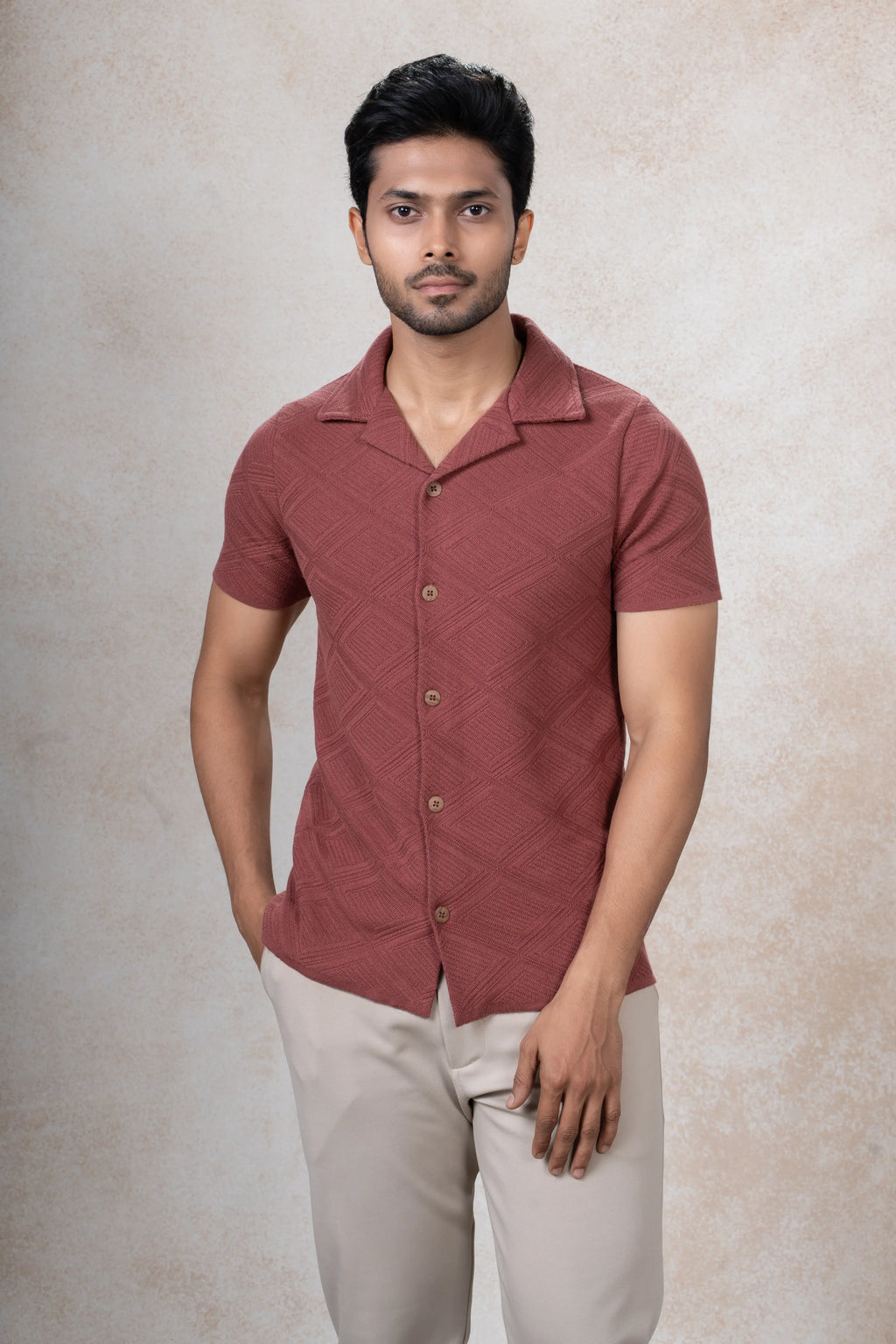 Textured Knit Shirt