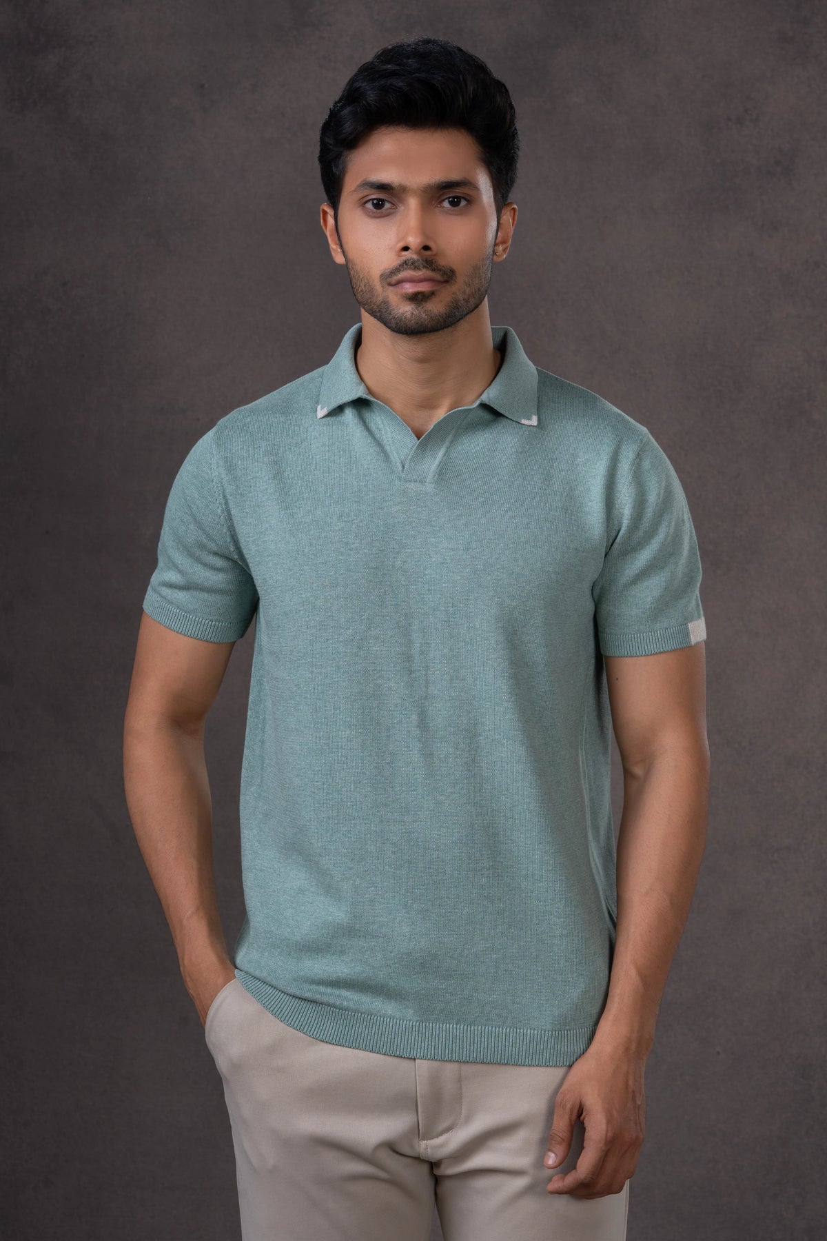 Classic Knit Polo Shirt