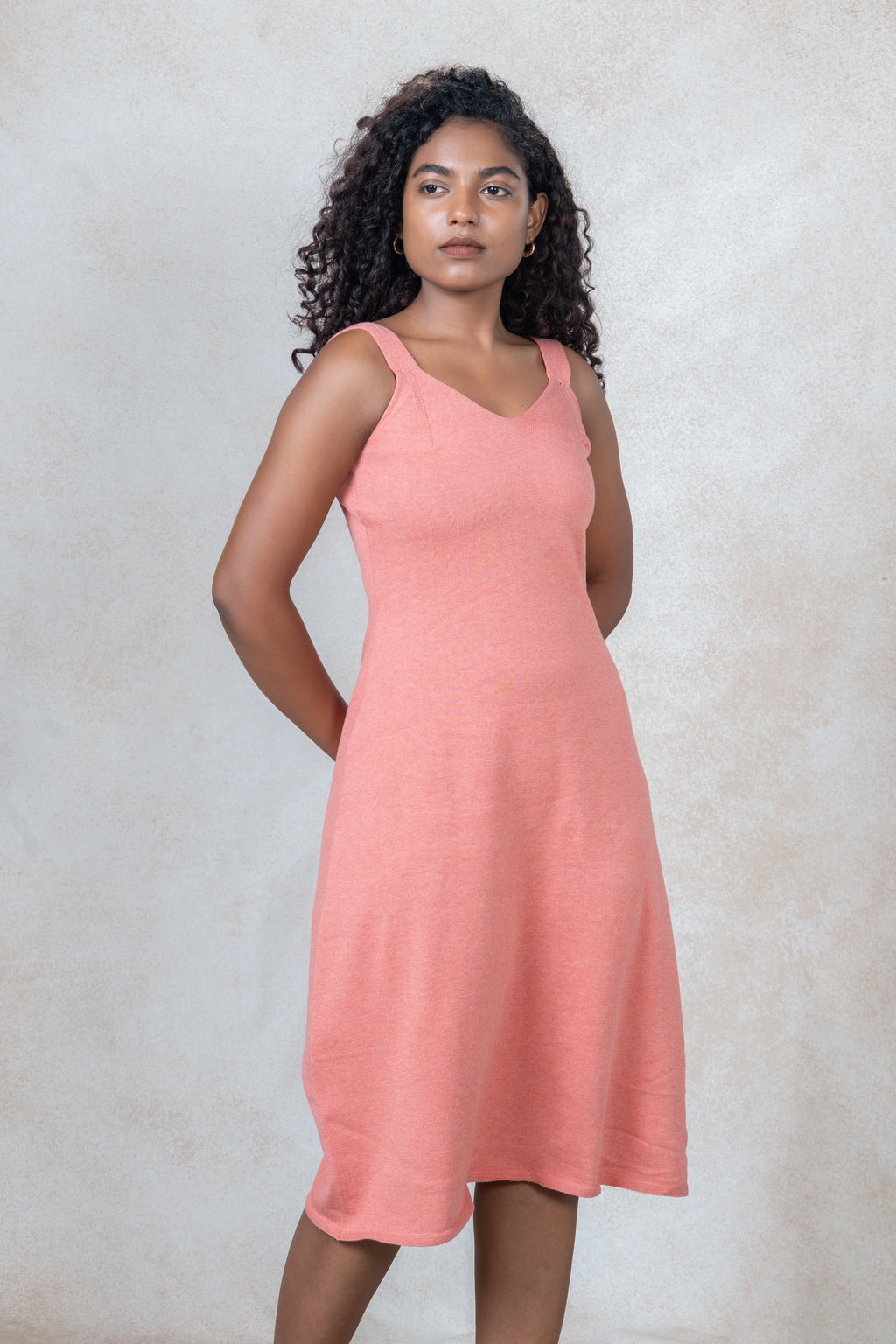 Spaghetti Strap Knitted Dress