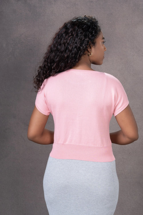 Cap Sleeve Knit Top