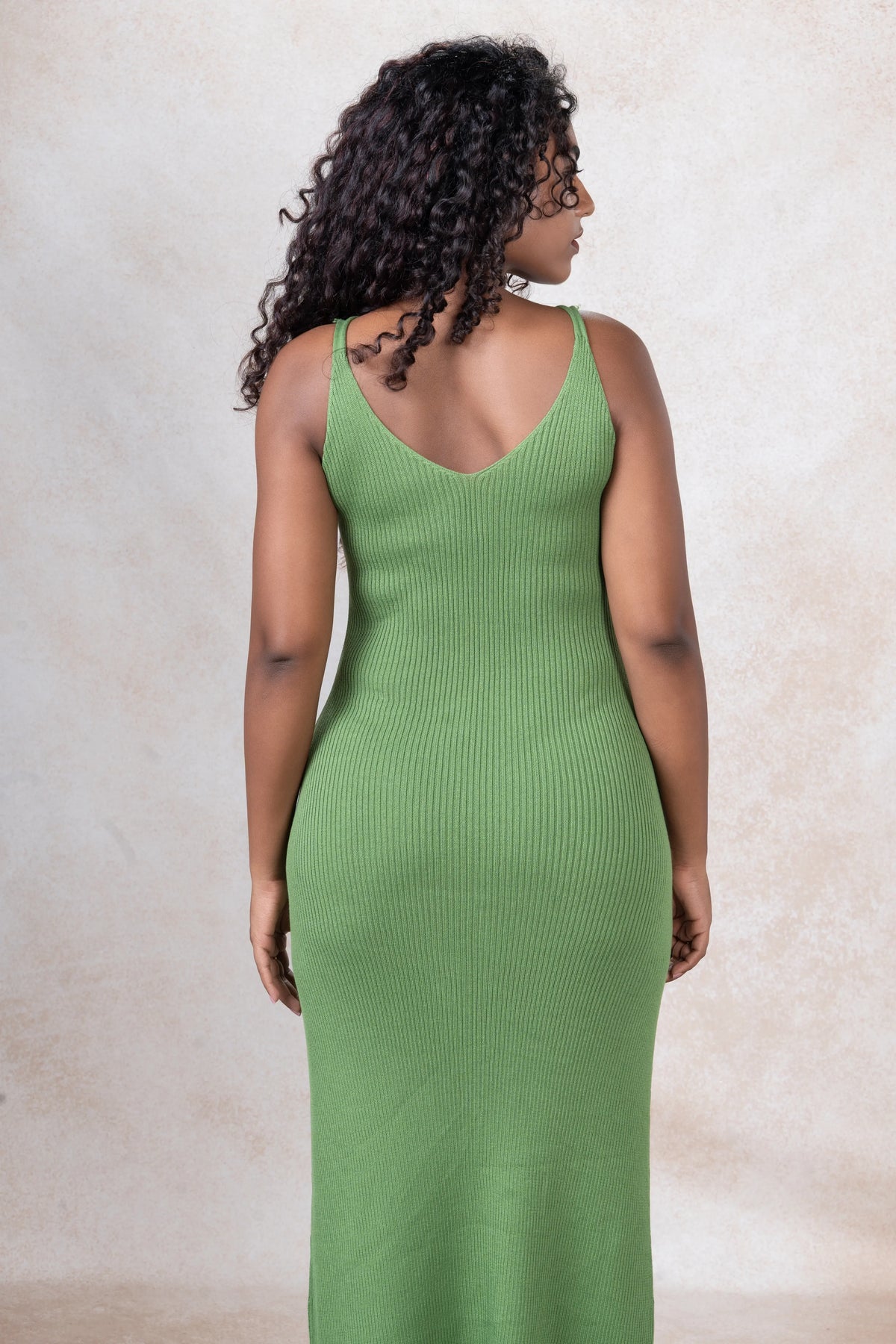 Sleeveless Structured Midi Dress