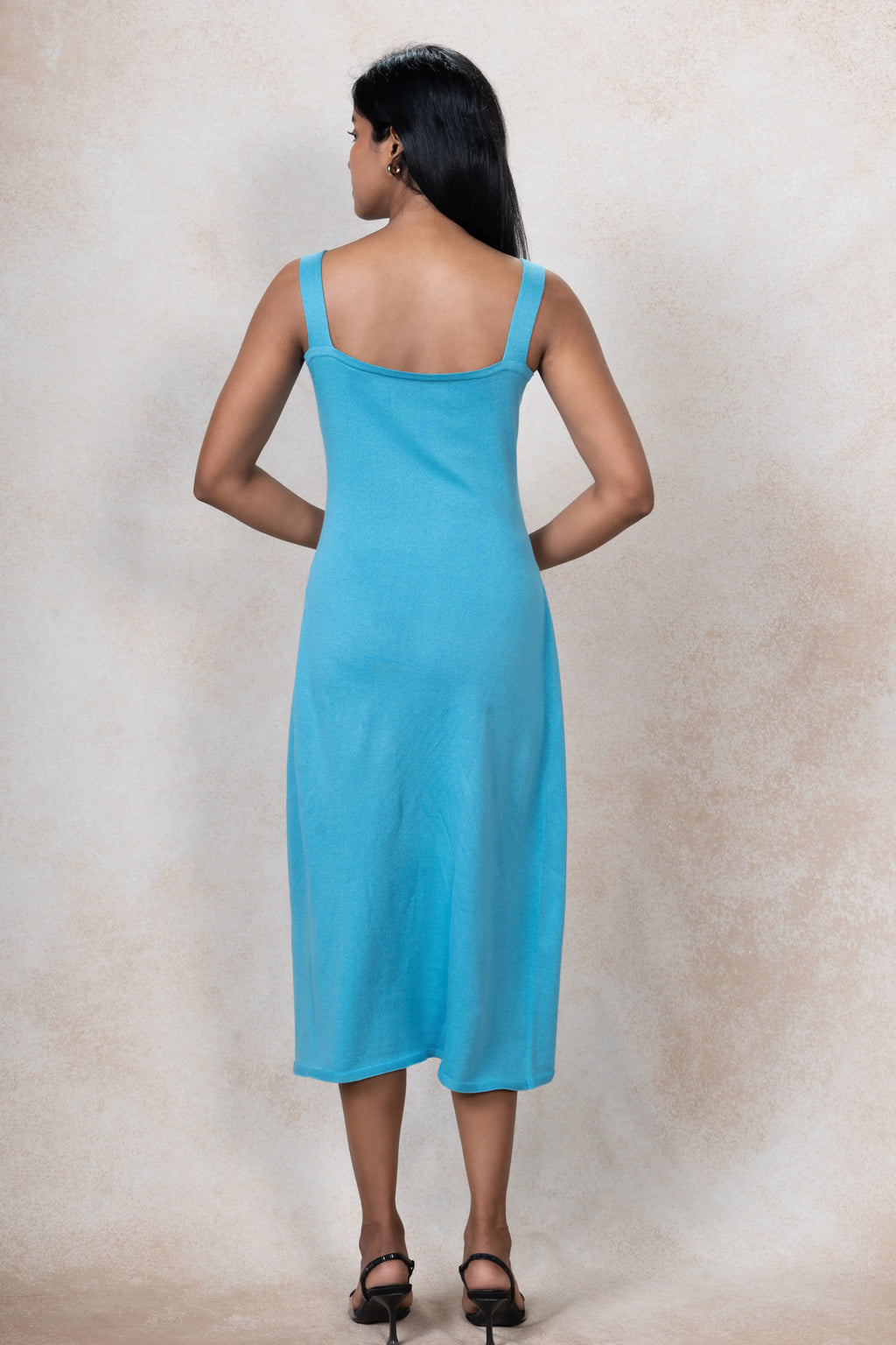 Spaghetti Strap Knitted Dress