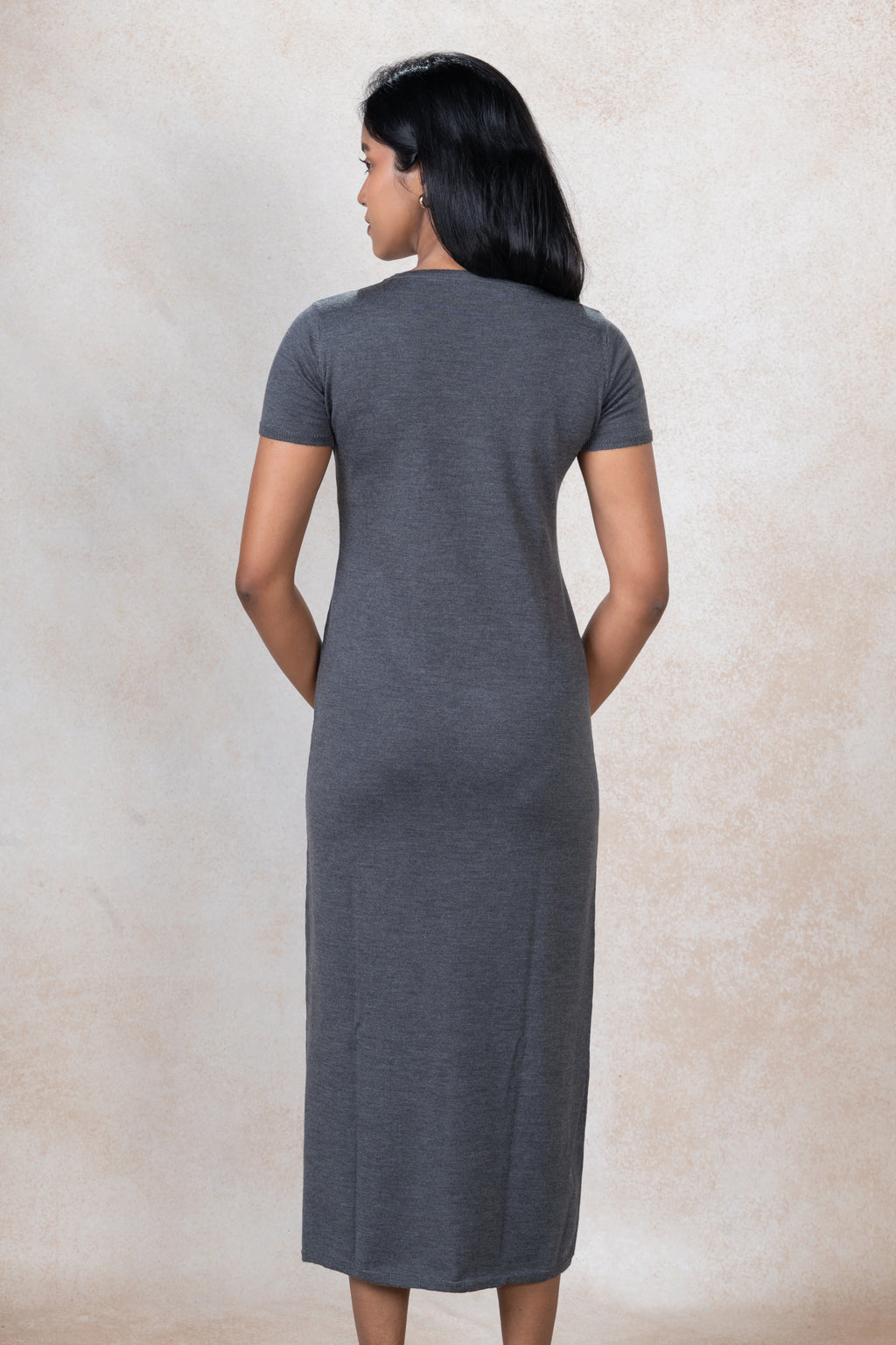 Peter Pan Collar Knit Dress
