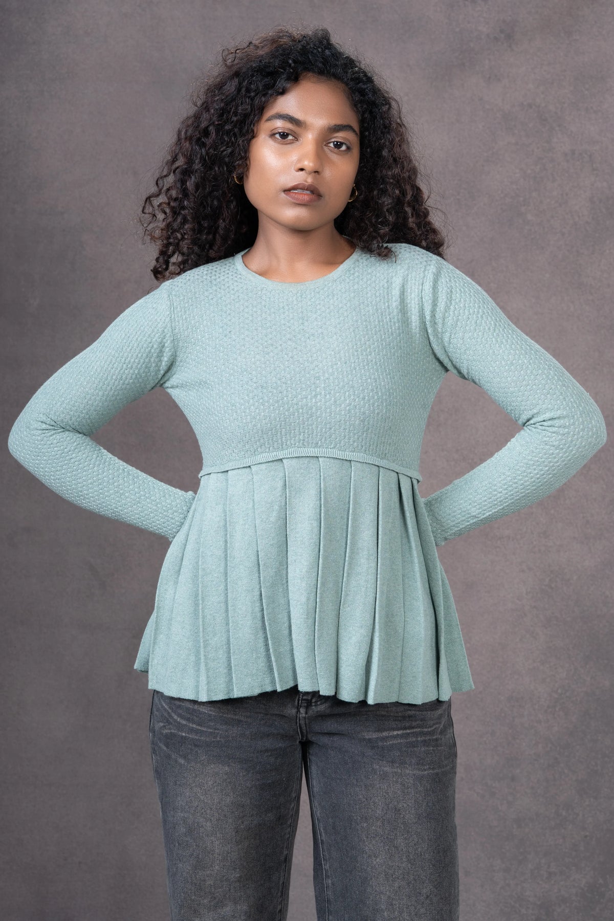 Knitted Tunic Top