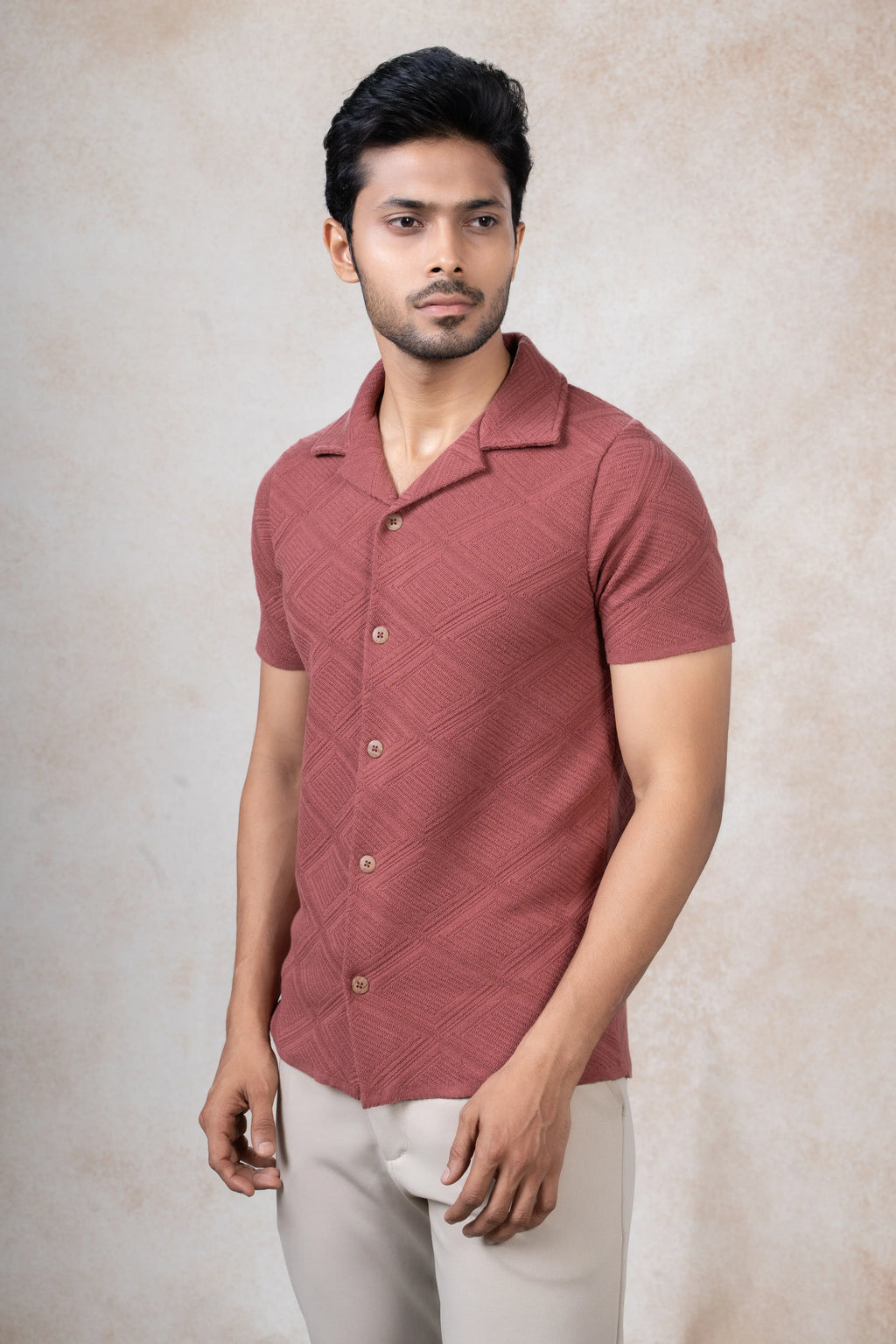 Textured Knit Shirt