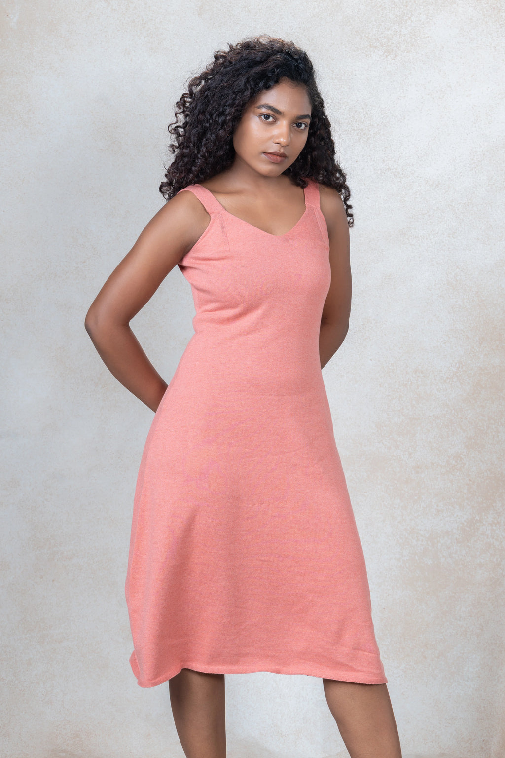 Spaghetti Strap Knitted Dress