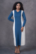 Linear Detail Knit Dress