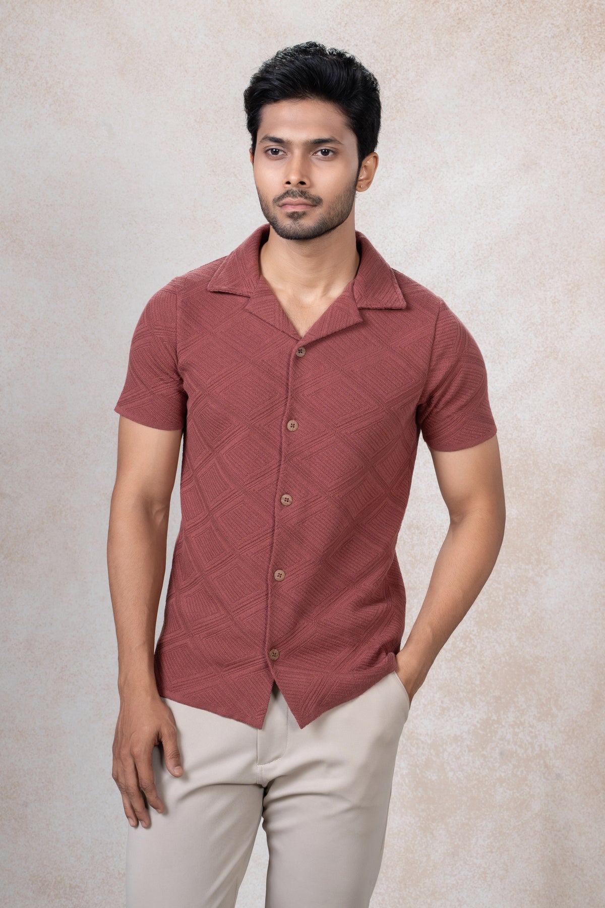 Textured Knit Shirt