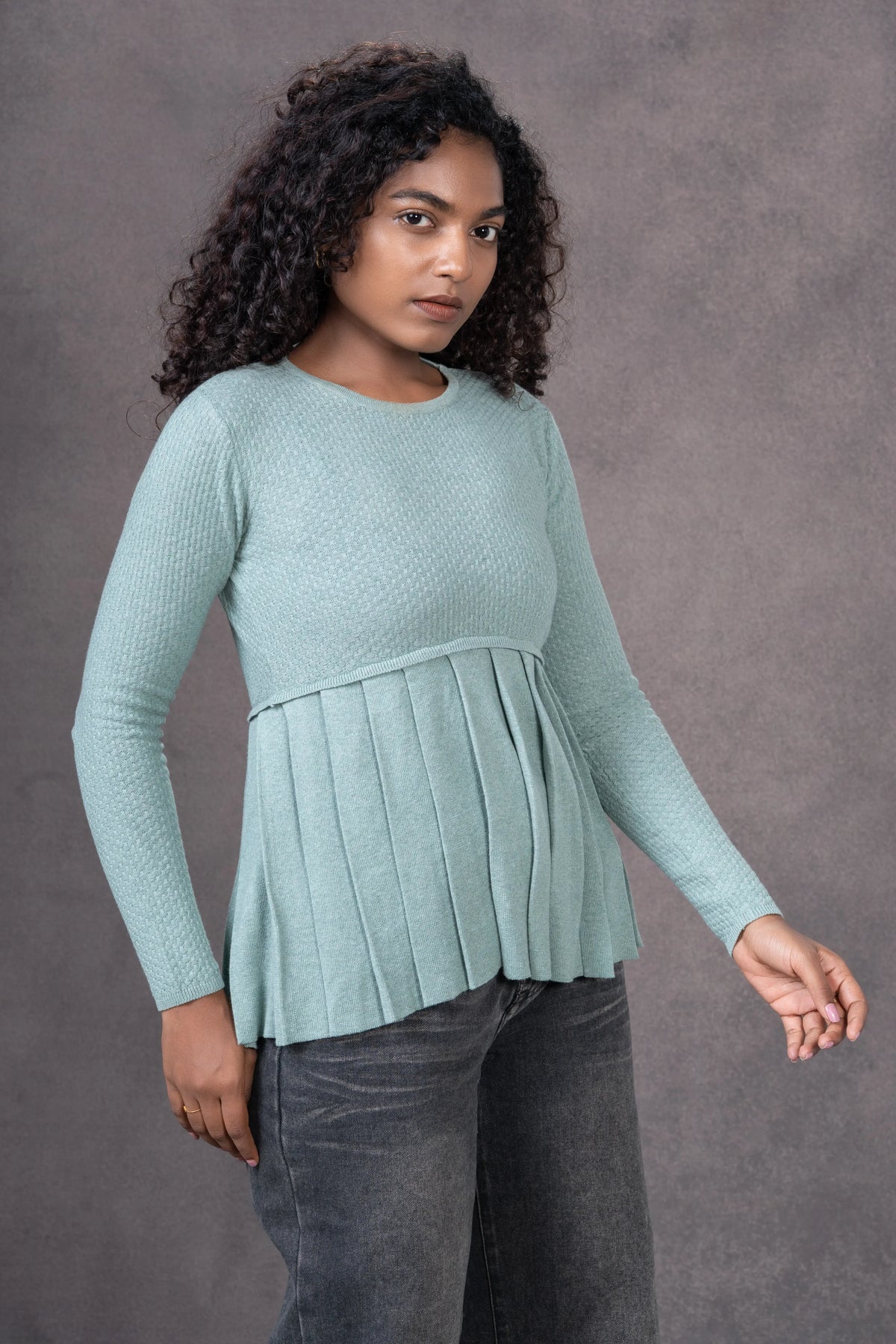Knitted Tunic Top