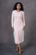 Linear Detail Knit Dress
